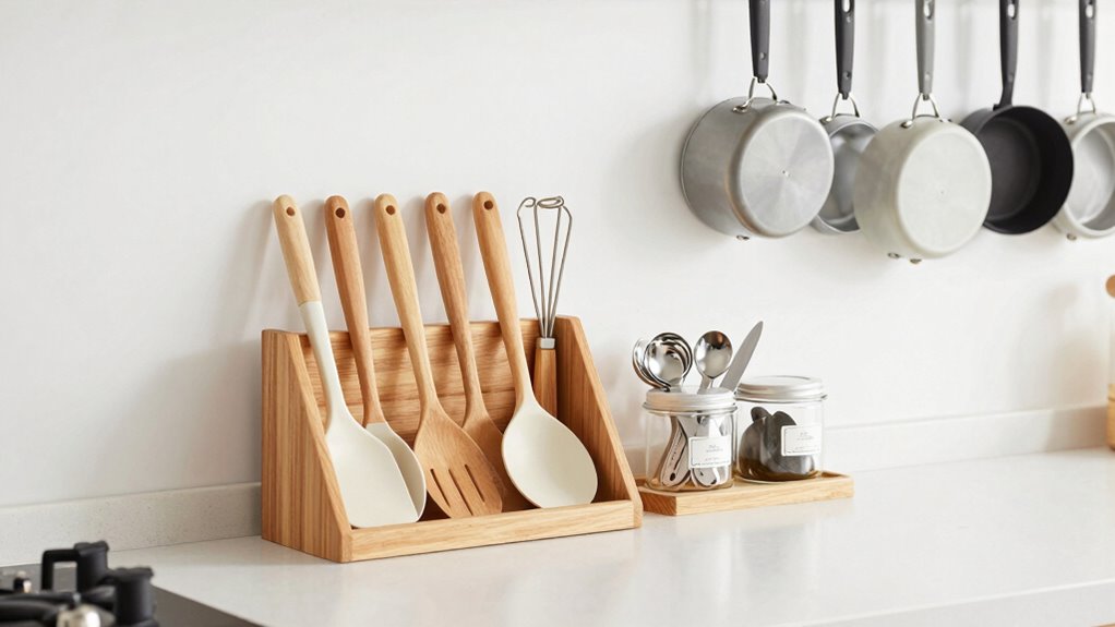 vintage inspired kitchen organization