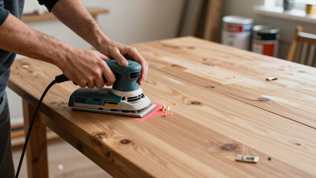 A Damaged Secondhand Dining Table Got a $25 Redo
