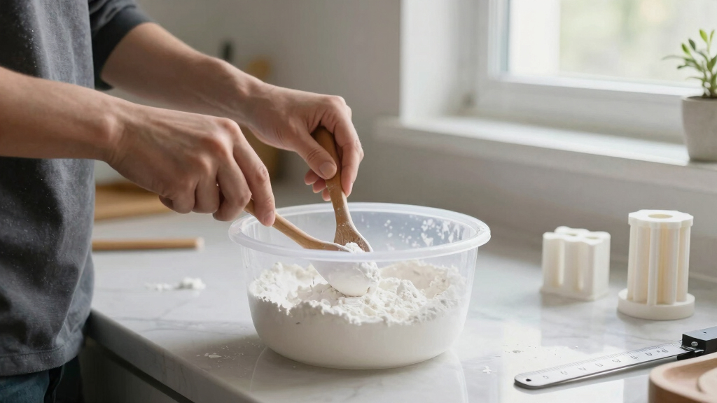 Adding Weight to a 3D Print With Plaster of Paris, Cleanly