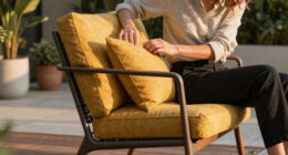 ALDI Just Dropped a Chic $50 Mid-Century Outdoor Chair That Looks Like Styles I’ve Seen for $300