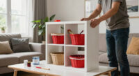 An IKEA KALLAX Got a $40 DIY Redo and Now It Looks Boutique