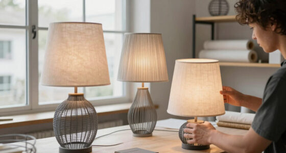 atelier oï and A-POC ABLE ISSEY MIYAKE sculpt lamps from wire and pleated cloth
