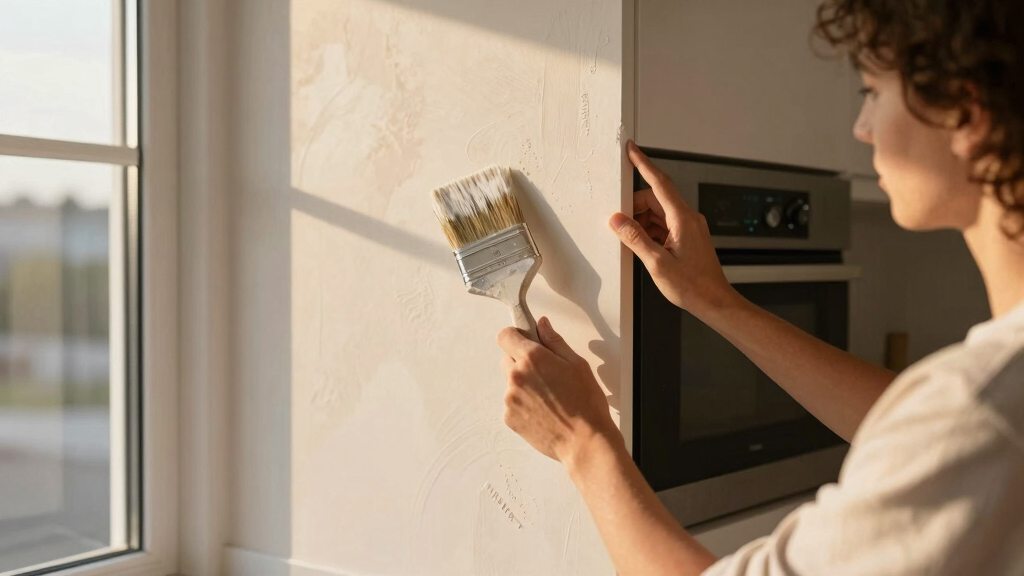 Before & After: Out With the Faux Tuscan Kitchen, In With the Elegant Plaster Work