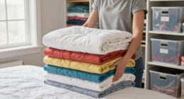 Bulky Bedding Took Over My Closet Until I Tried This $24 Storage Solution