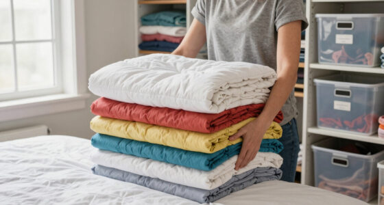 Bulky Bedding Took Over My Closet Until I Tried This $24 Storage Solution