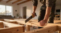 Can you hang nothing from a floor truss?