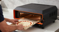 Dome XL (Gen 2) pizza oven in Black Orange by Tonester and Gozney