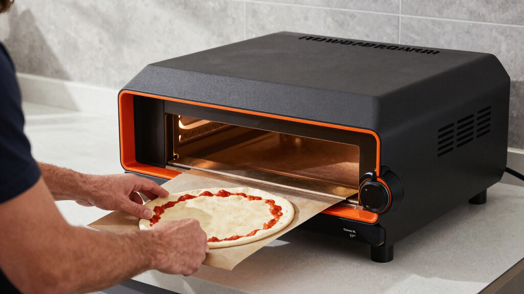 Dome XL (Gen 2) pizza oven in Black Orange by Tonester and Gozney