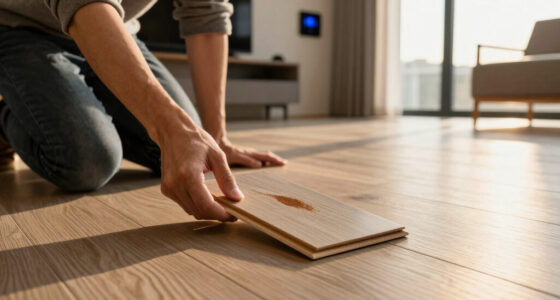 Flooring experts: New apartment vinyl plank/laminate floor keeps leaving brown residue on socks and wipes