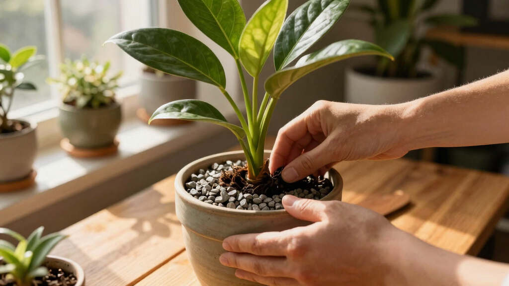 Houseplant hacks: does putting gravel at the bottom of pots improve drainage?
