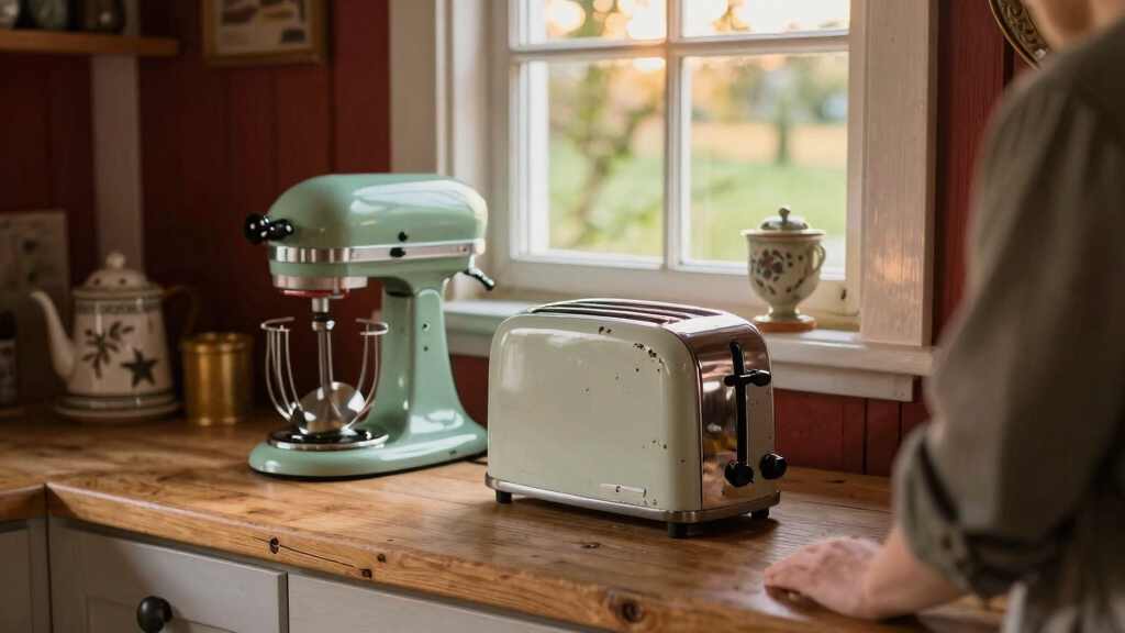 Inside a Vintage Dealer’s Little Red Cottage in the Swedish Countryside