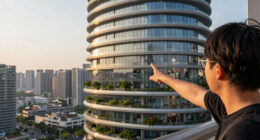 NBBJ wraps Vivo skyscraper in spiralling terrace