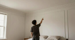 Picture Rail Molding Made Their 140-Square-Foot Bedroom Feel Taller