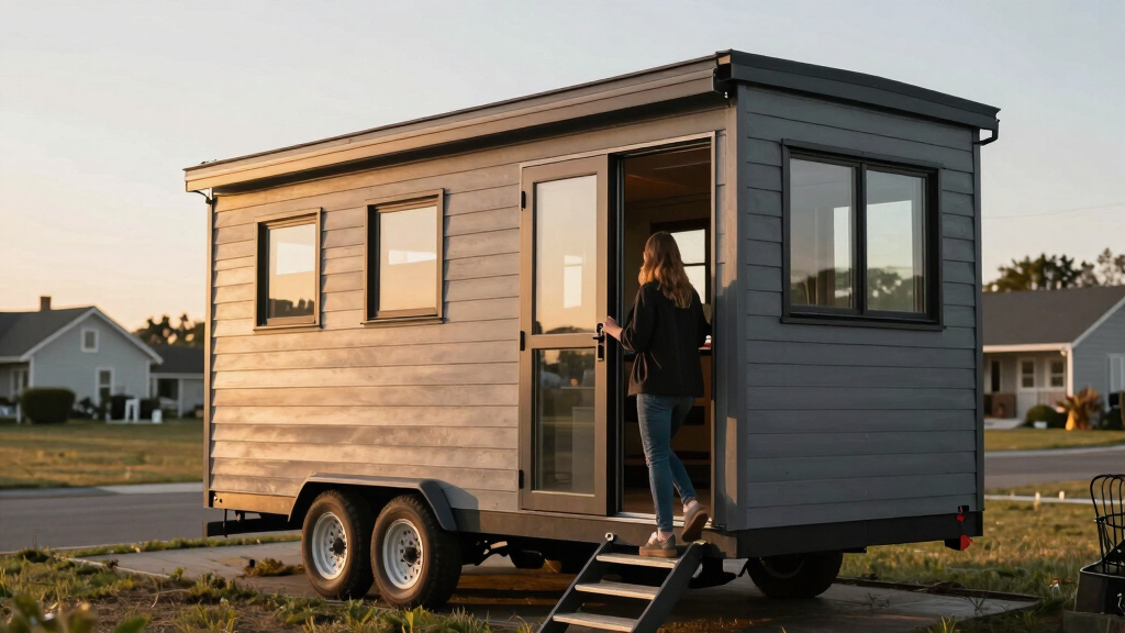 Preowned Terra Urban: A 316 Sq. Ft. Modern Tiny House on Wheels by Tru Form Tiny