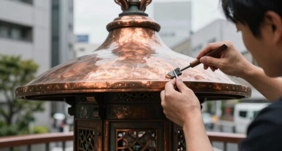 sculptural copper canopy tops micro-landmark community hub in tokyo by nikken sekkei