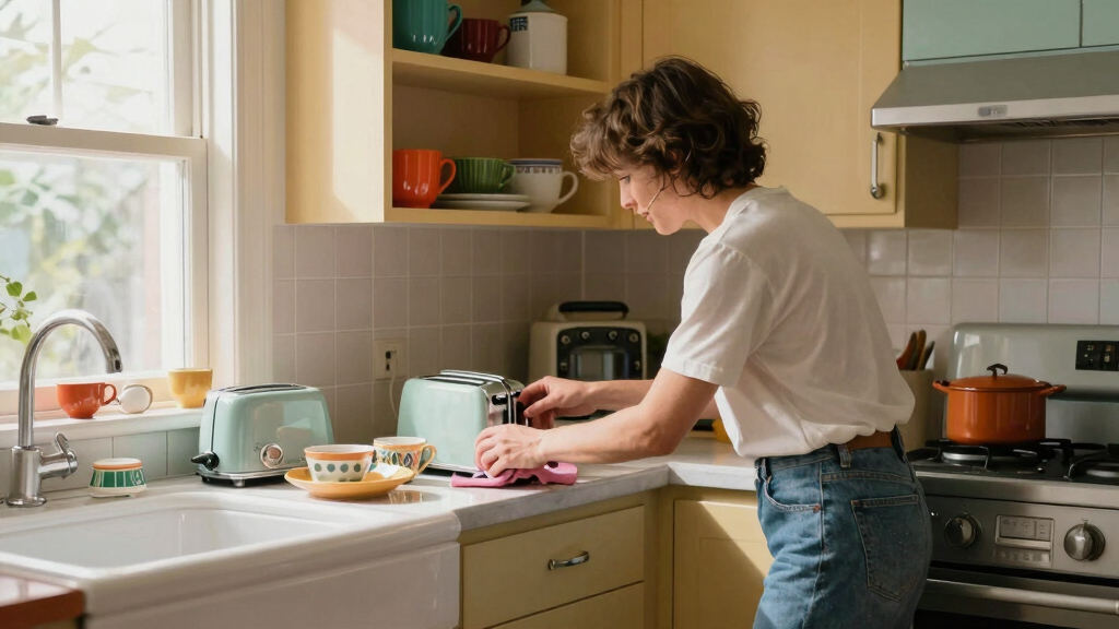 Thrift Finds Starting at $1 Completely Transformed this ’80s Kitchen