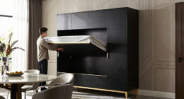 A Murphy Bed Turned a Dining Room Into an Art Deco Multi-Functional Space