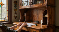 An Interior Designer’s Art Nouveau Home Office Has So Much Clever Storage
