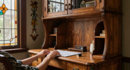An Interior Designer’s Art Nouveau Home Office Has So Much Clever Storage
