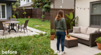 Before And After: A Sad Backyard Becomes An Outdoor Living Room