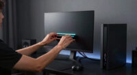 How I Created A Cleaner Gaming Setup By Hiding Lights In Plain Sight