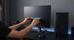 How I Created A Cleaner Gaming Setup By Hiding Lights In Plain Sight