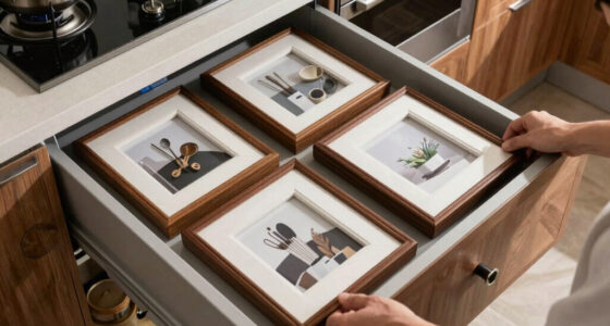 I Put 4 Picture Frames In My Kitchen Drawer, And It Was The Smartest Storage Hack