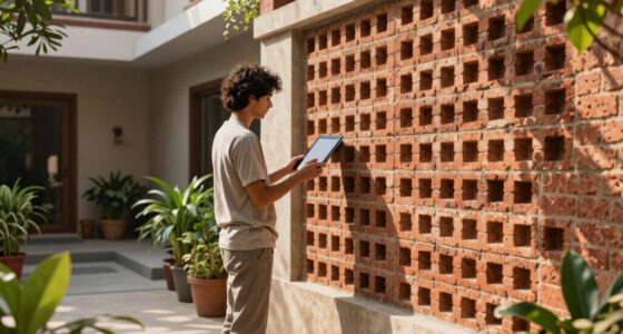 Perforated Brickwork Wraps Courtyard Home In India By Spacefiction Studio