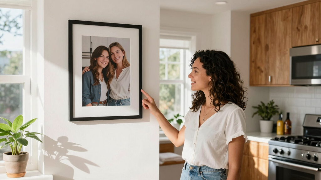 Sisters find their pic hanging in Airbnb home