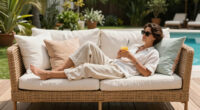 These $15 Pillows Instantly Created Chic Beach Club Vibes in My Backyard