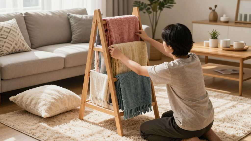 Aldi's Best-Selling Blanket Storage Ladder Is Finally Back