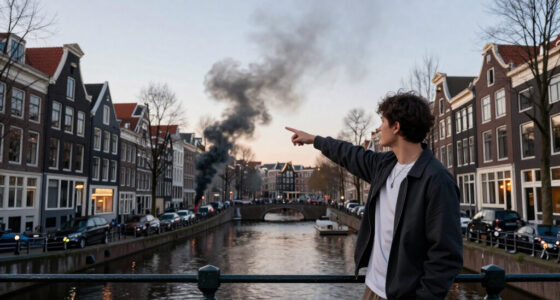 Grote Brand In Woning Op Prinsengracht, Zwarte Rook Boven Centrum Amsterdam - NH Nieuws