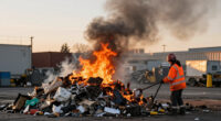 Large Garbage Fire Erupts At South Seattle Transfer Station - KOMO