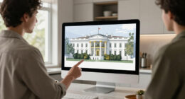 New White House East Wing Renderings Reveal Gold Additions - Axios