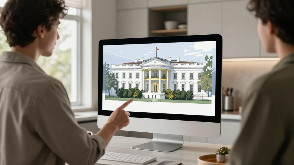 New White House East Wing Renderings Reveal Gold Additions - Axios