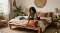 This Boho Bedroom Got A Relaxing Redo That Was Completely DIYed