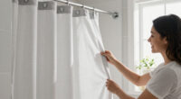 A $10,000 Plumbing Problem Led Me To A $328 Shower Curtain I Love