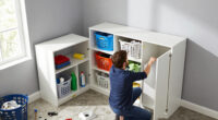 A Laundry Room Was An Eyesore Until IKEA Cabinets Gave It An Organized Redo