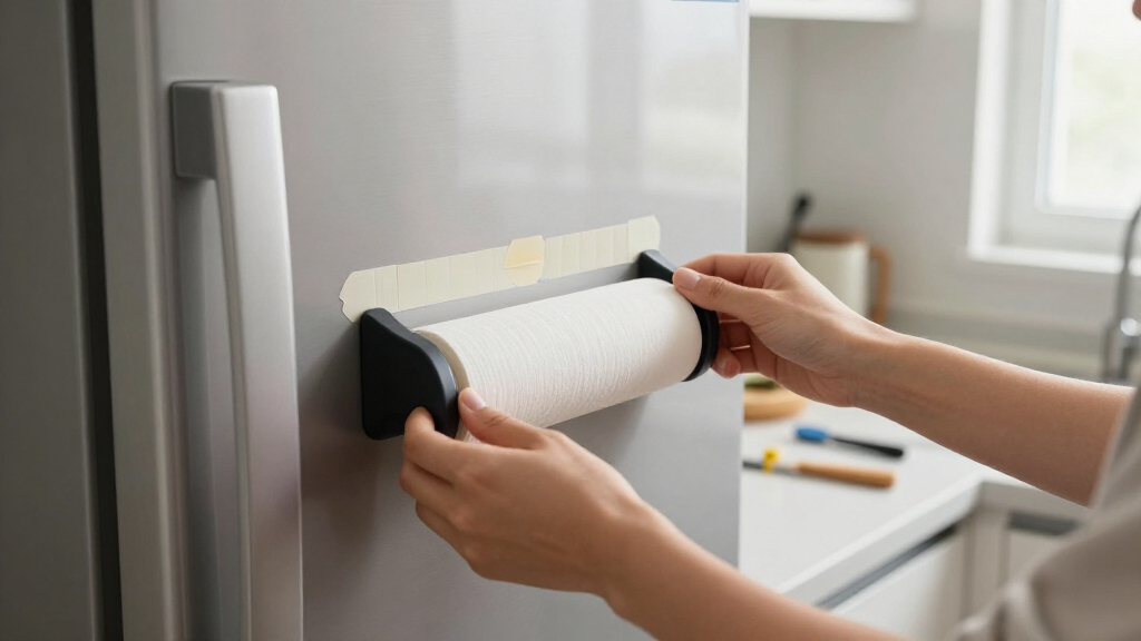 I’ll Never Put My Paper Towel Holder On The Counter Again After Seeing This Hack