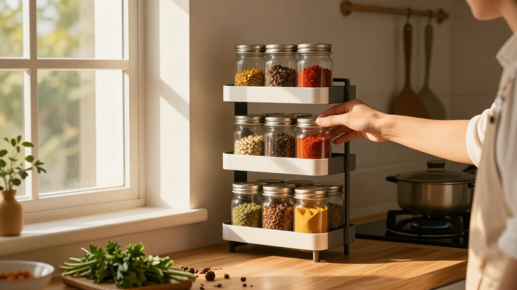 I’ll Never Use An Ordinary Spice Rack Again After Seeing This One