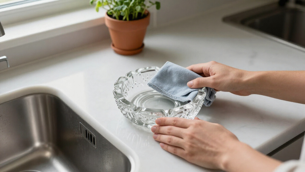 I’m Putting A Vintage Glass Ashtray By My Kitchen Sink (It’s So Pretty!)