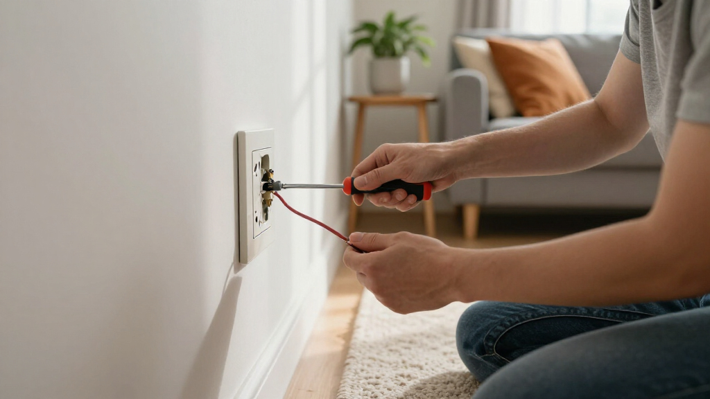 Replaced An Electrical Outlet