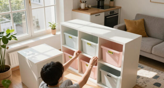 She Used IKEA Storage To Make Her Studio Feel Like A One-Bedroom