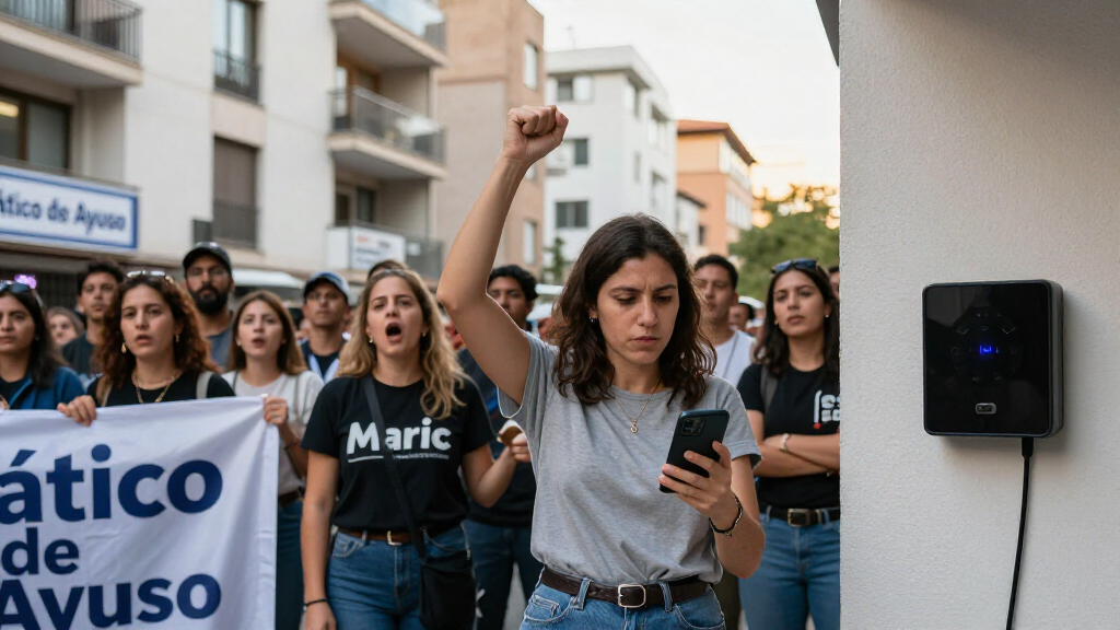 Thousands Protest Outside Ayuso's Penthouse Over Maric's Eviction