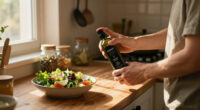 YARRAMATE 16 Oz 2-In-1 Glass Olive Oil Sprayer For Cooking, Black | Food-grade Dispenser Bottle, 470 Ml, Spray And Pour, Portion Control, St