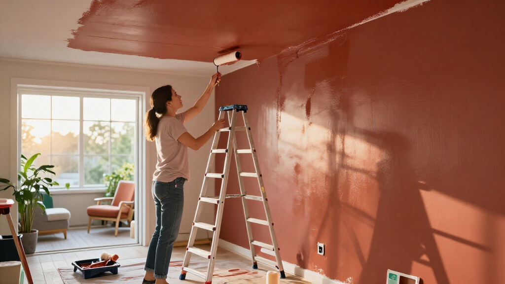 Are You Brave Enough To Paint A Gloss Ceiling? The 'Next Step' Of Color Drenching, Debated